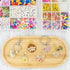 Yellow Colour Round Emoji Beads